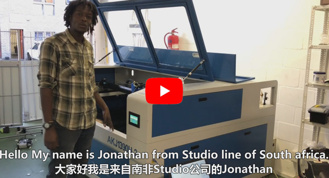Praise comes from Jonathan's laser machine in South Africa