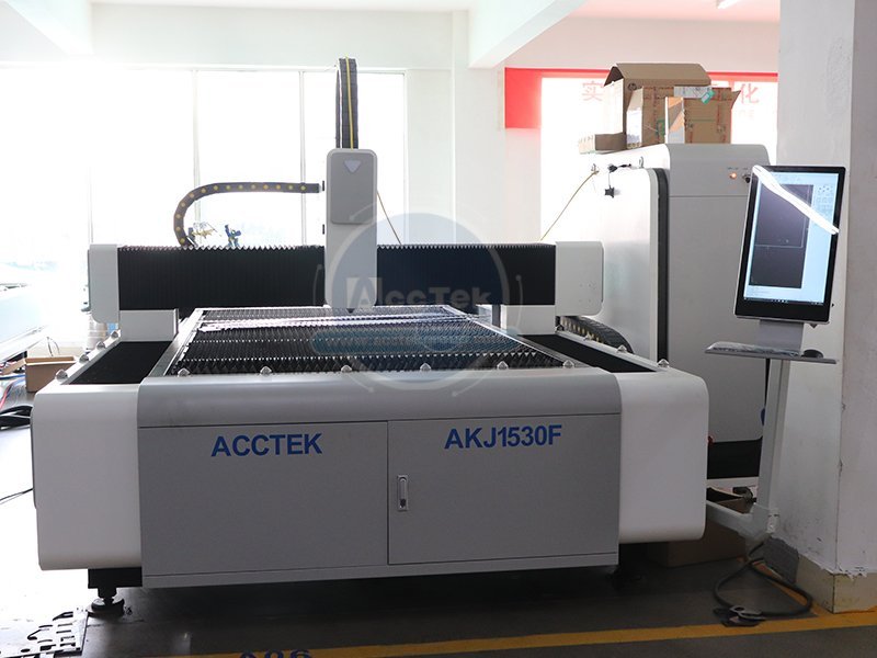 How did the fiber laser cutting machine develop
